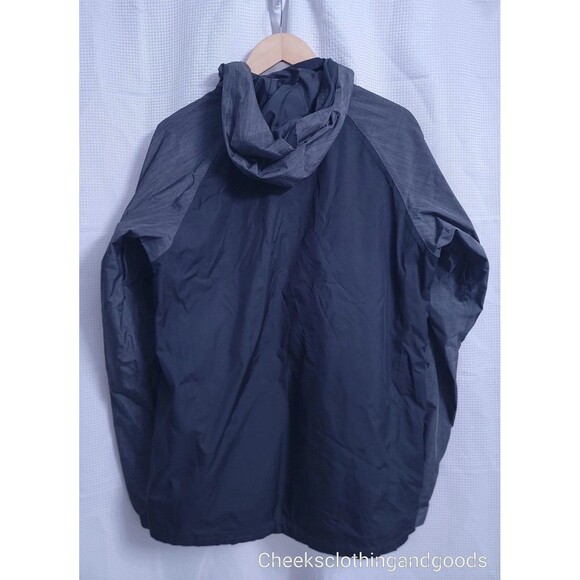 Columbia Omni-teck Blk/Gray Hooded Coat Men's size MEDIUM* - Picture 8 of 8